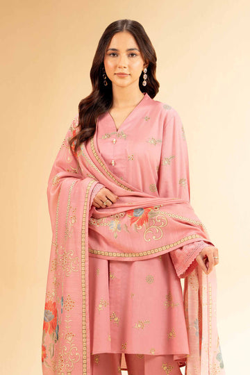 Nishat Linen 3 Piece - Printed Suit - 42501318 Online Shopping